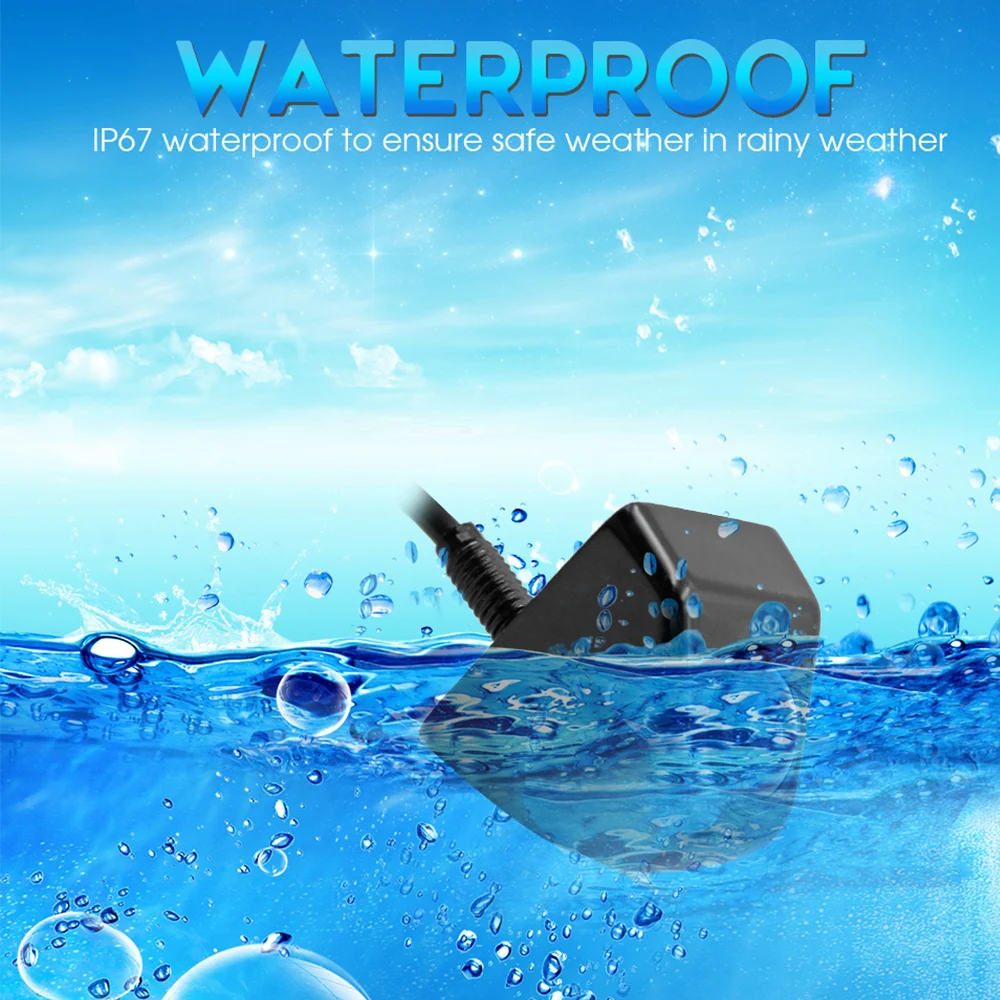 Камера заднего вида Автомобильная с функцией ночного видения HD 1920x1080P объектив