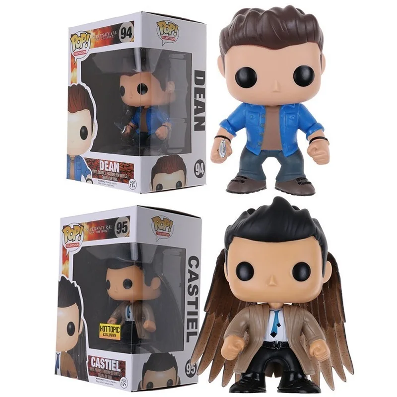FUNKO pop Сверхъестественное Кастиель Дин модель Фигурка Коллекционная модель игрушки для подарка