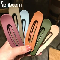 new korean hairpin for women solid color barrettes bangs clip trendy sweet girls hair accessories female headdress 3 sizes