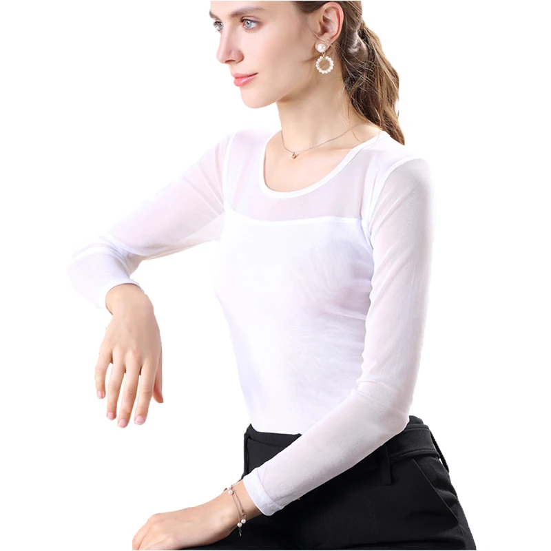 Женская модная Базовая рубашка с длинными рукавами новинка 2020 Повседневная