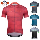 Мужская велосипедная Джерси 2021 STRAVA с коротким рукавом велосипедная одежда быстросохнущая Спортивная одежда для езды на велосипеде велосипедная одежда Ropa Ciclismo