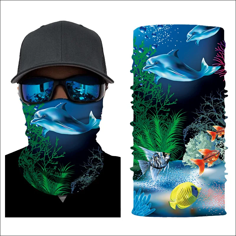 Модный шарф для рыбалки многофункциональный бесшовный головной убор бандана