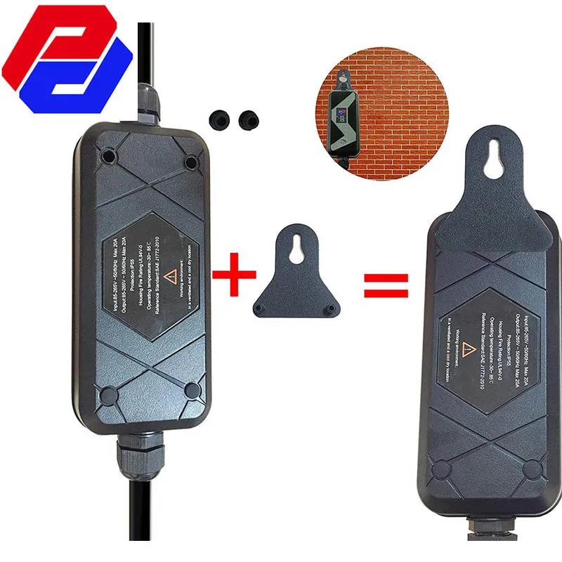 20A Тип 2 IEC62196 Уровень EV зарядное устройство портативное электрическое