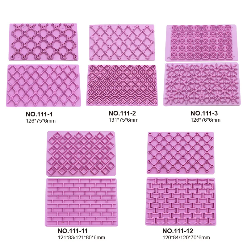 

Square Love Checkered Rectangle Mold Fondant Shape Printing Mold Baking DIY Biscuit Mold