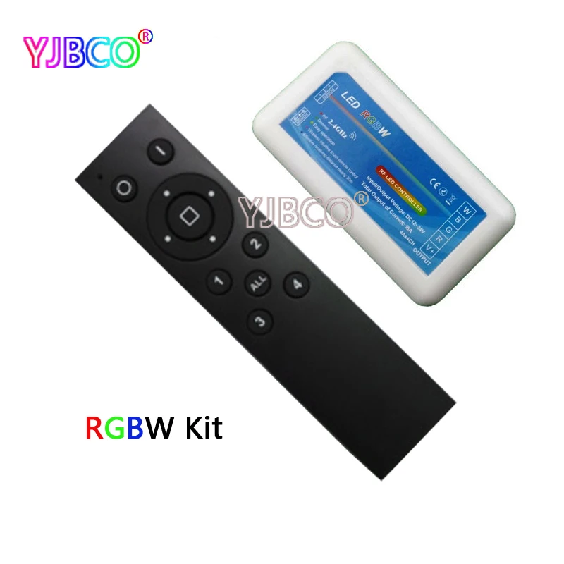 DC 12 В 24 2 4G 4 зонный переключатель CT/RGB/RGBW светодиодный контроллер RF дистанционный