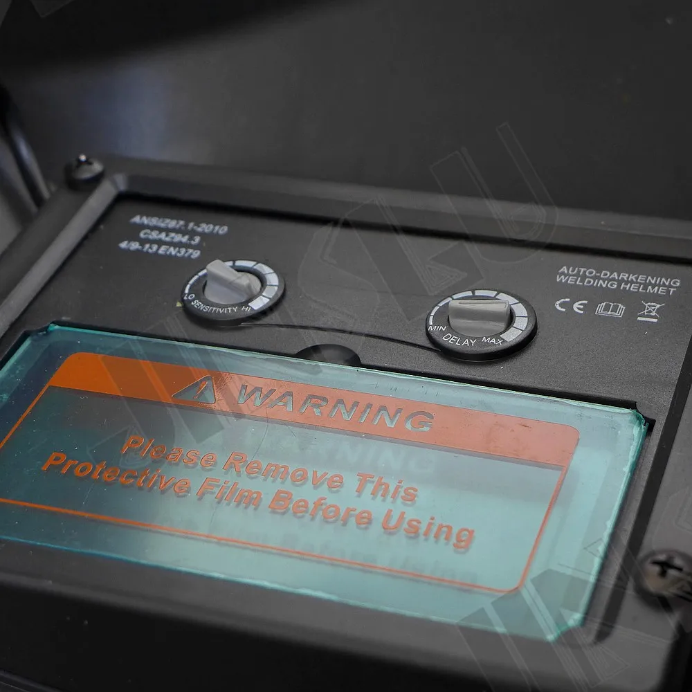 Сварочная маска 2 в 1 шлем для шлифовки и сварки с автоматическим затемнением на