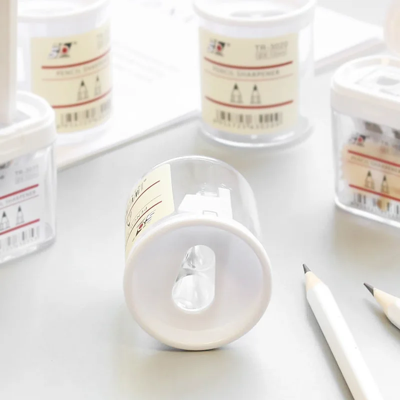 Точилка для карандашей Sharkbang простой прозрачный инструмент резки Круглый и