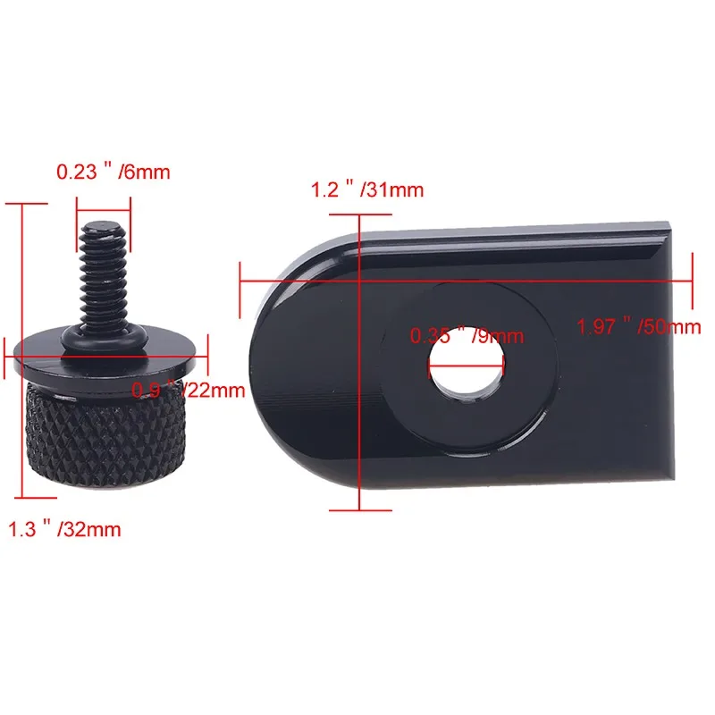 POSSBAY 6 мм мотоциклетное сиденье болт планшет винты стандартная крышка комплект