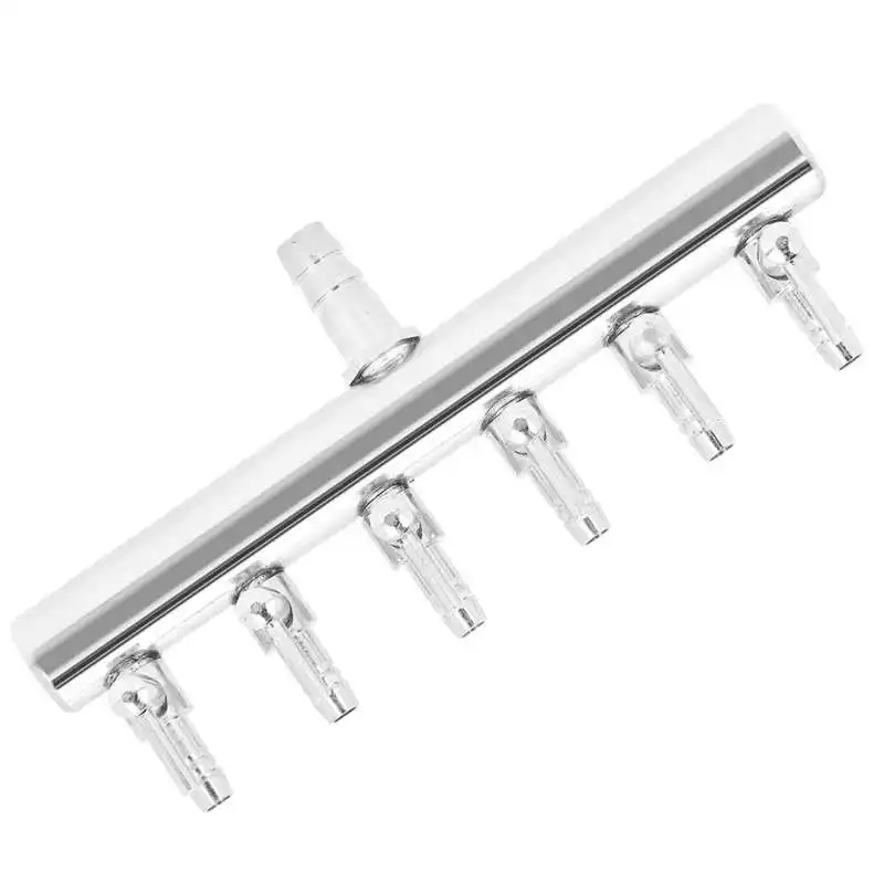 Распределитель воздуха 6 ‑Way для аквариума на солнечном питании Управление рычаг