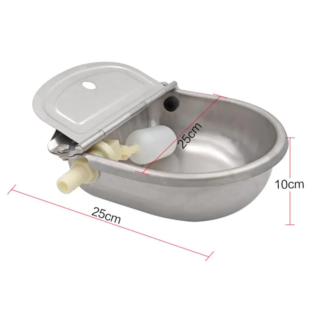 

Stainless Steel Farm Float Cow Cattle Horse Auto Drink Bowl Without Drain Hole