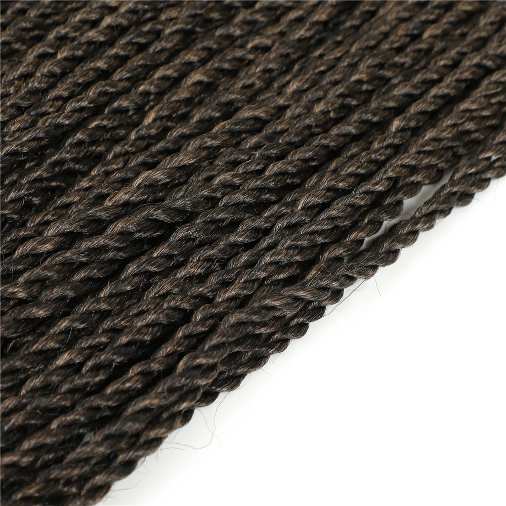 Синтетические плетеные косички для наращивания Сенегальские вьющиеся волосы с