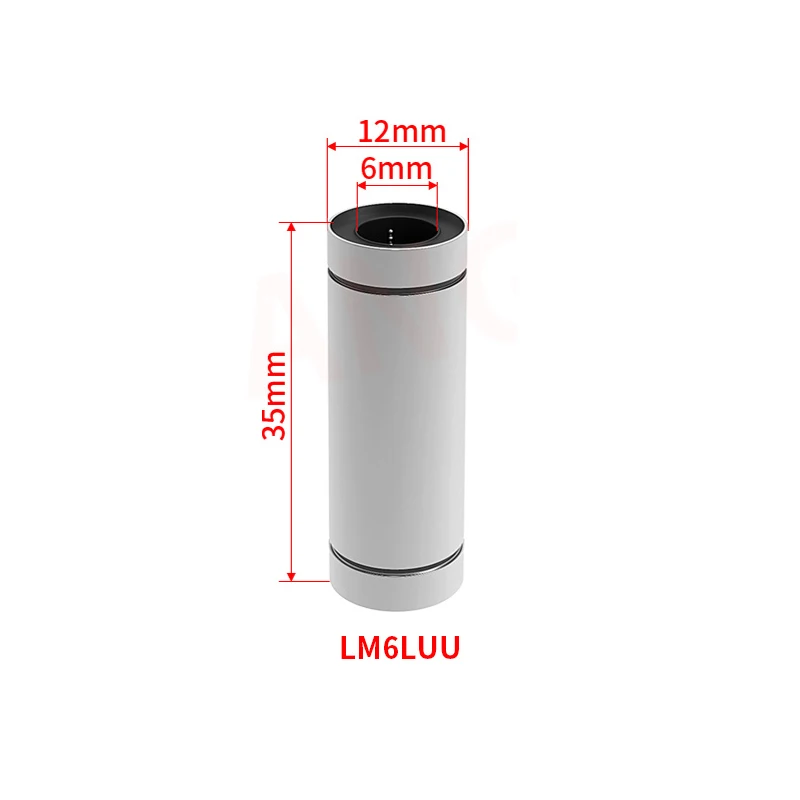 1 шт. LM6LUU LM8LUU LM10LUU LM12LUU линейная шарикоподшипниковая втулка для 3D принтера