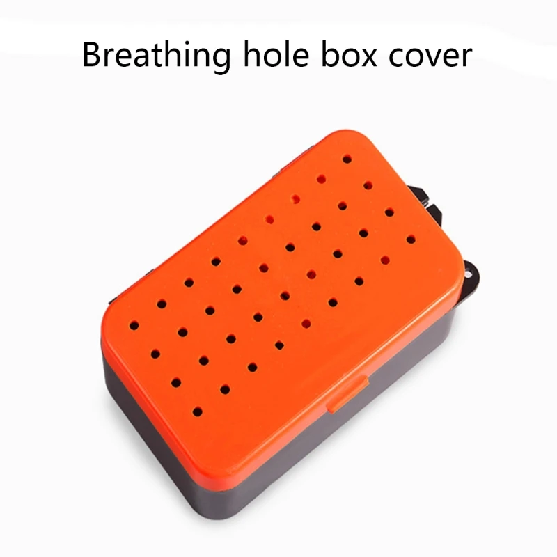 

Breathable Fishing Live Baits Container Holder Box Worms Lures Storage Organizer XXUF