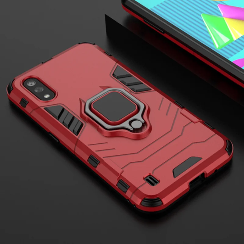 Роскошный армированный чехол для Samsung M01 с кольцом-подставкой Galaxy M 01 M015 5 7 &quotSamsung