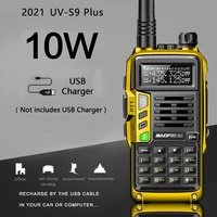 For 2021 BaoFeng UV-S9 Plus Powerful Walkie Talkie Radio Transceiver 8W 10W 10km Long Range uv-5r Portable Radio Hunt