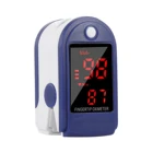 Пульсоксиметр на кончик пальца, прибор для измерения уровня кислорода в крови и пульса, со шнурком, двухсторонний дисплей, цифровой монитор SpO2