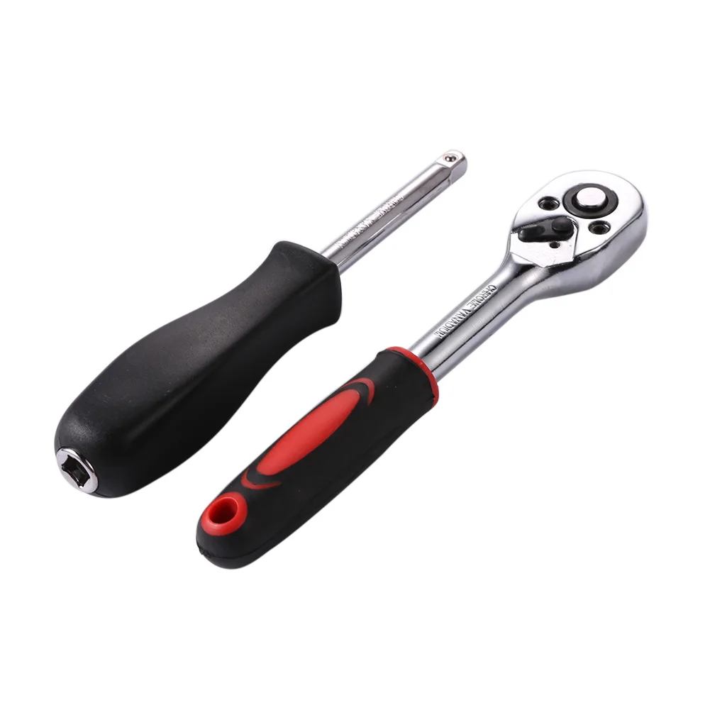 

46pcs Carbon Steel 1/4-Inch Wrench Socket Set Car Repair Tool Ratchet Torque Wrench Combo Tools Kit Repairing Hand Tool Set