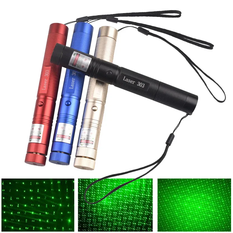 

Hunting 532nm 5mW Green Laser Pointer Sight Series Laser 303 Powerful device Adjustable Focus Lazer Pen Without Battery