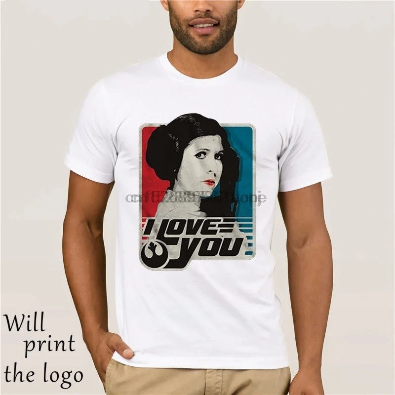 Принцесса Leia I Love You Han Solo Ретро винажные классические забавные с юмором Пун
