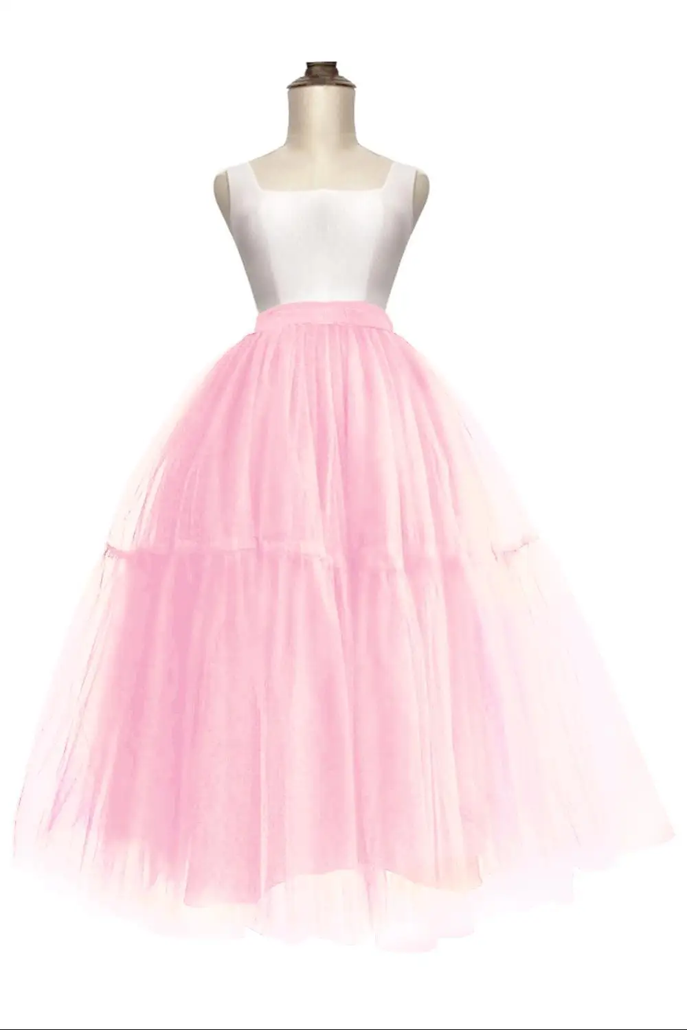 FATAPAESE черно-белая длинная подъюбник Свадебное платье бальное Нижняя юбка