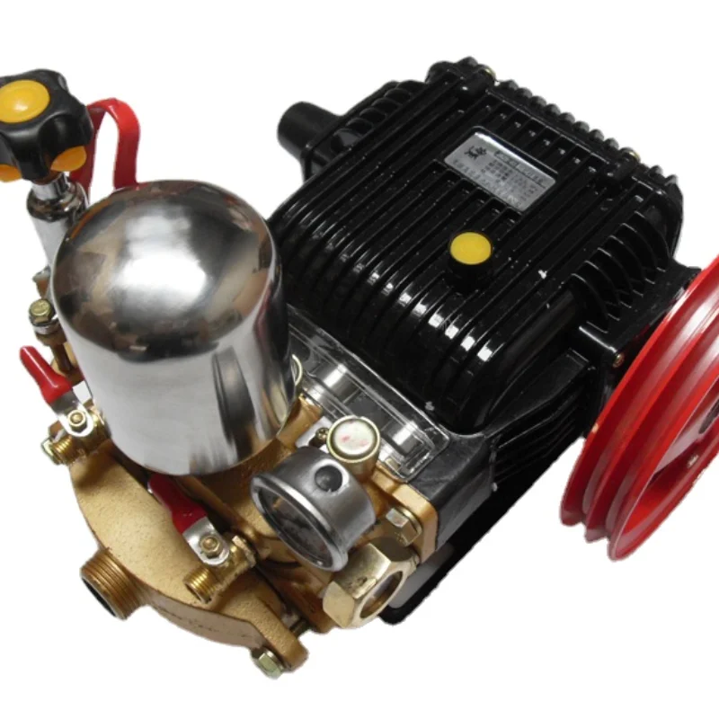 

Трехцилиндровый поршневой насос высокой емкости 46-60 л/мин, чугунная распылительная головка насоса для пестицидов