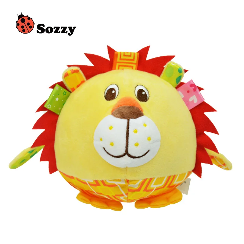 SOZZY Baby мягкий плюшевый животное слон Обезьяна кровать погремушки колокольчик