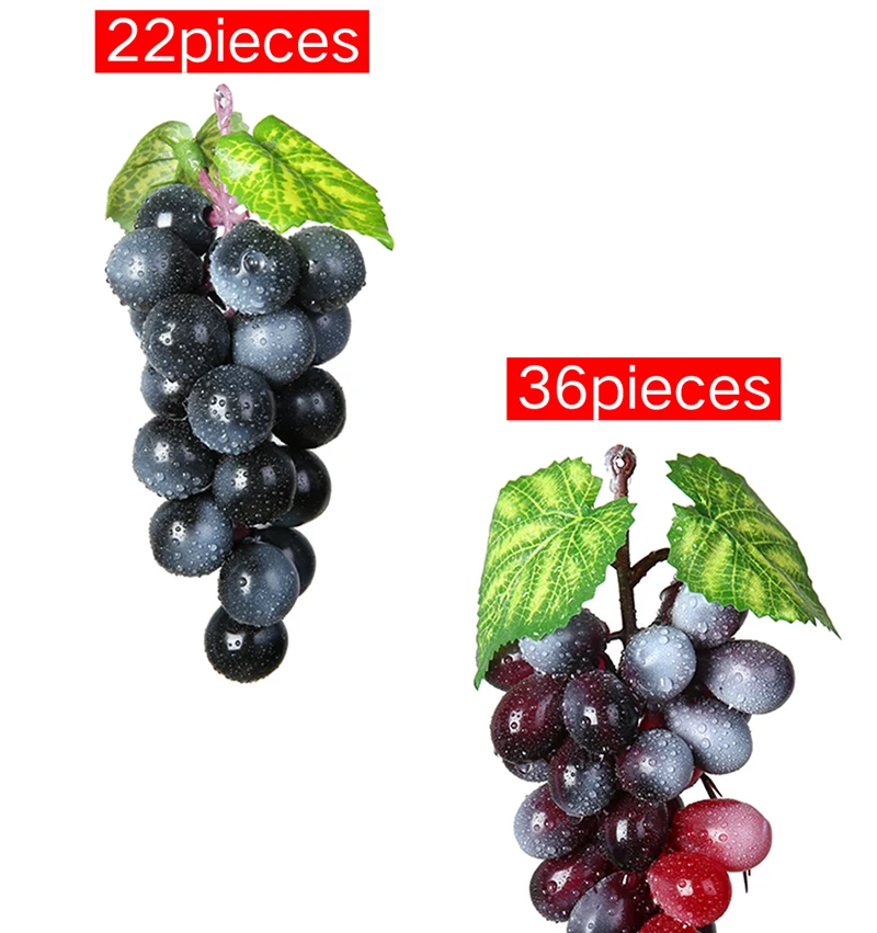 CHENCHENG искусственные фрукты, 1 шт., искусственный виноград, сделай сам, пластиковые искусственные фрукты, Рождество, украшение для дома, свадьбы, имитация фруктов