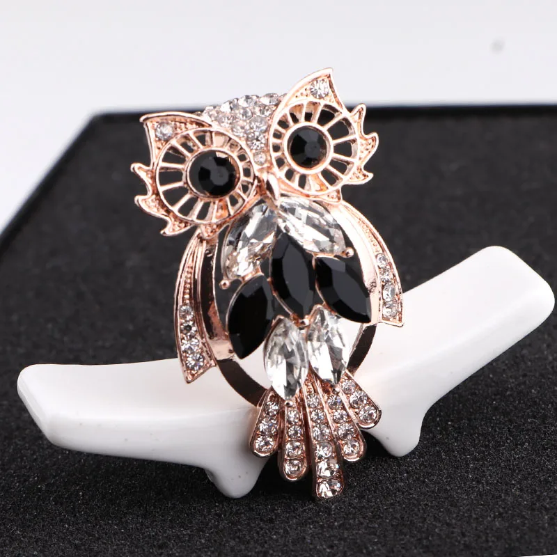 TODOX броши в виде совы Железным человеком пальто модные красивые женские