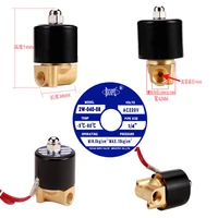 dn08 14 solenoid valve 12v 24v 220v copper valve body copper coil oil pneumatic valve