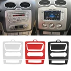 3D наклейка из углеродного волокна для защиты автомобильной консоли переменного тока, 3 цвета, для Ford Focus 2 2009 2010 2011 2012 2013 модификация