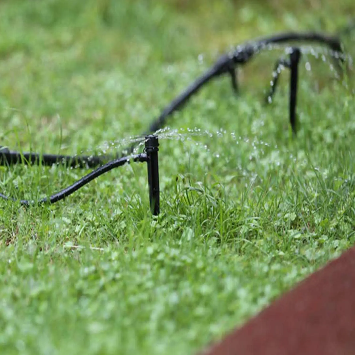 

10-500 pcs Inserting Ground Garden Watering Aspersor Drip Irrigation Adjustable Sprinkler 360 Degree Drippers Maintenance Equipm
