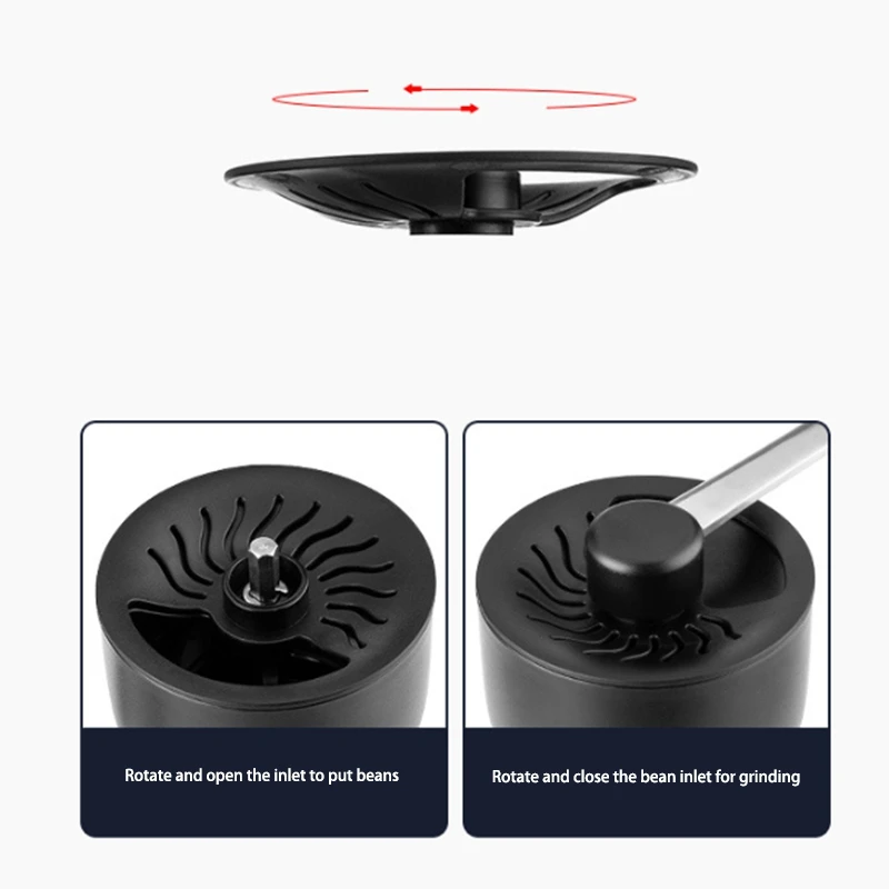 

Coffee Grinder Adjustable Washable Ceramic Core Handmade Mini Manual Coffee Bean Burr Grinders Mill Kitchen Tool