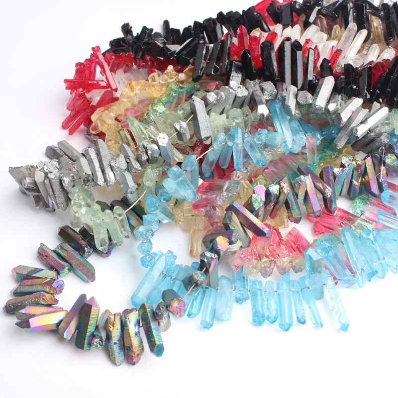 LanLi натуральные ювелирные изделия многоцветный кристаллические зубы свободные