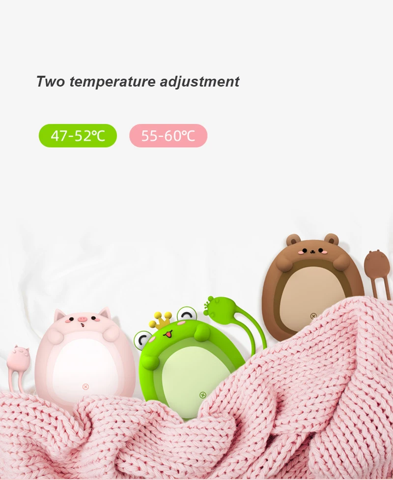Kbxstart Mini Hand Warmer& Charging Treasure Dual-use Portable Mobile Power USB Charging Creative Explosion-proof Heater