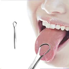 1 шт. полезные скребок для языка Нержавеющаясталь полости рта для чистки языка Медицинский рот щетка для повторного использования свежее дыхание чайник