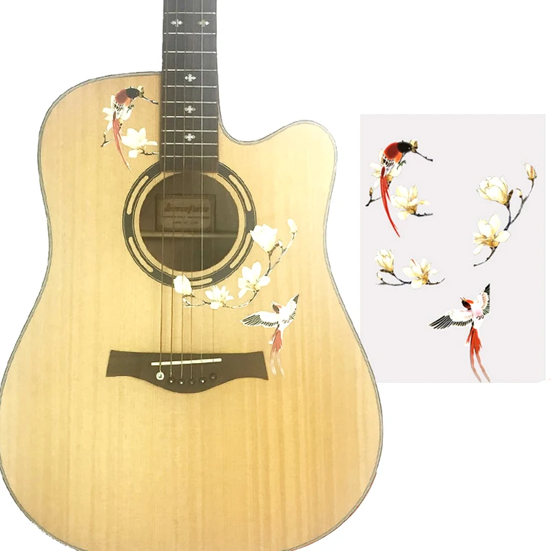 DIY гитары инкрустация Стикеры пространство роуминг наклейки для