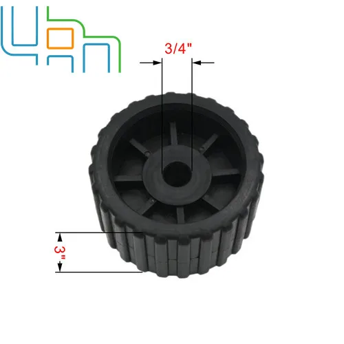 Новый 5X3 дюйма широкий ролик для лодки и прицепа отверстие 3/4 полиуретан|Сцепные