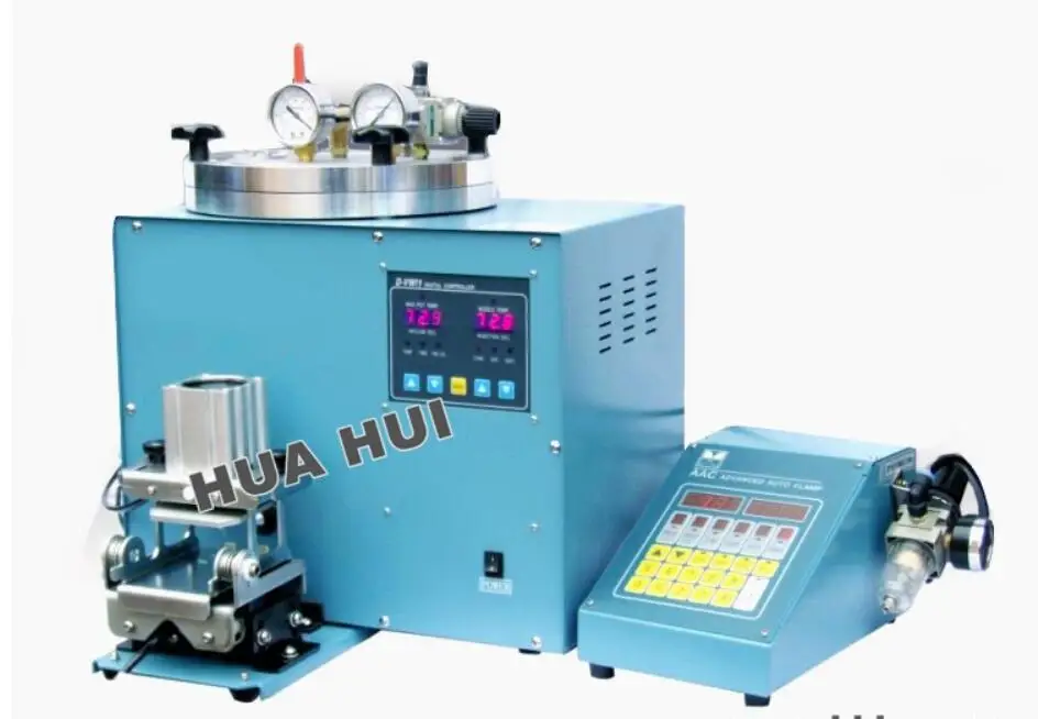 Digital Vacuum Wax Injector, wax machine with clamp Device and control box, Jewelry mold making machinery