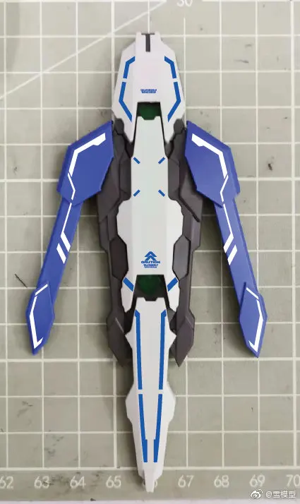 Комикс клуб Снежная модель GN щит для MB/MG 1/100 Гандам Astraea/Avalanche-Exia сборочные игрушки фигурка - Цвет: blue