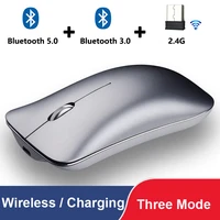 2 4g wireless mouse bluetooth 5 03 0 rechargeable mouse computer silent mause ergonomic optical mice gaming mouse for laptop pc