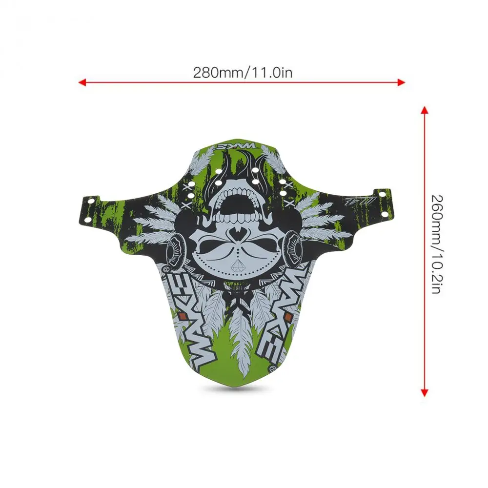 

Cycling Front Rear Mudguard With Strap Durable Removable Mud Control Mountain Road Bicycle Parts Practical Accessories