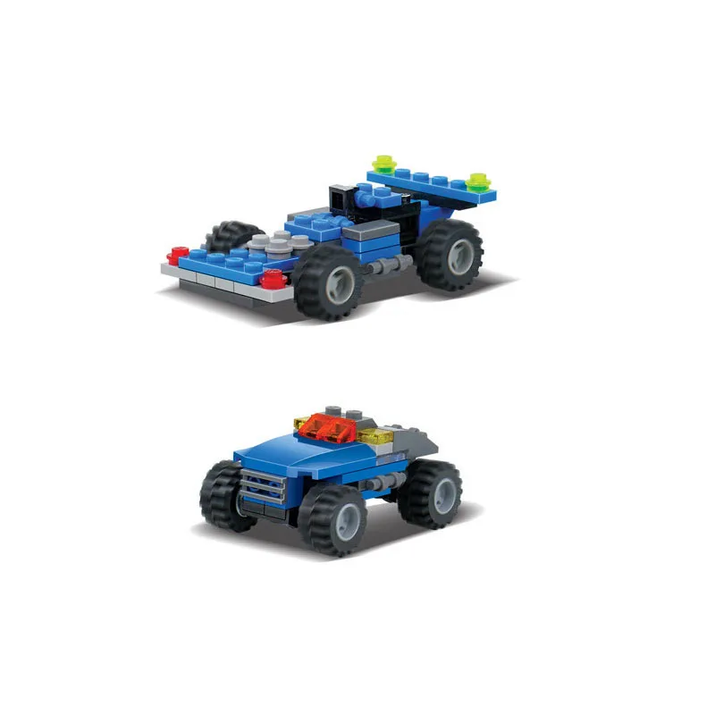 

Engineering Series Variety Of Styles Kids Puzzle Toy Small Particles Spelling Assemble Wooden Block