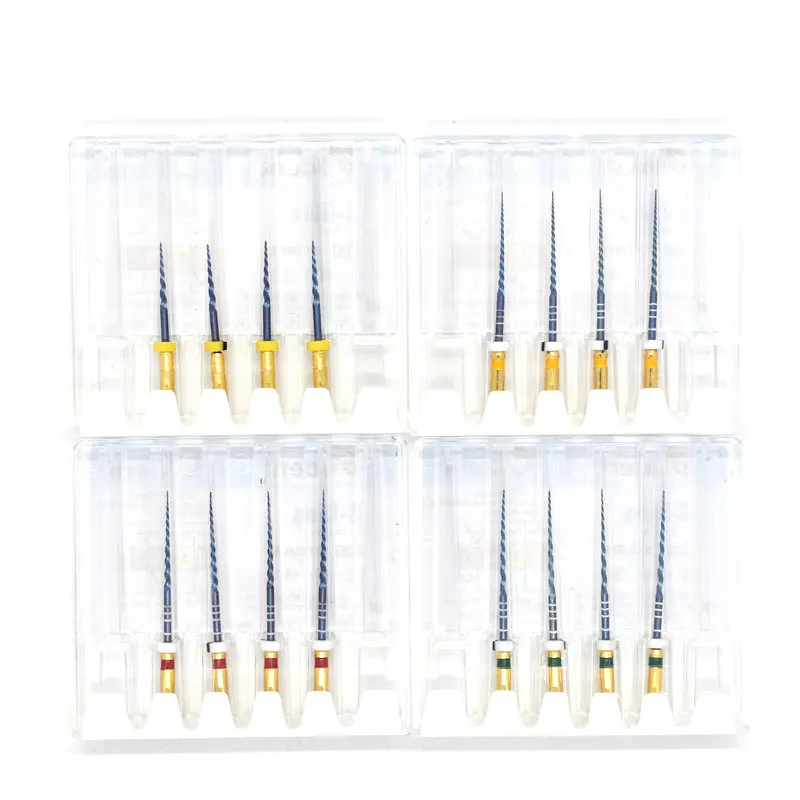 S файлы голубые стоматологические роторные эндодонтические используемые для