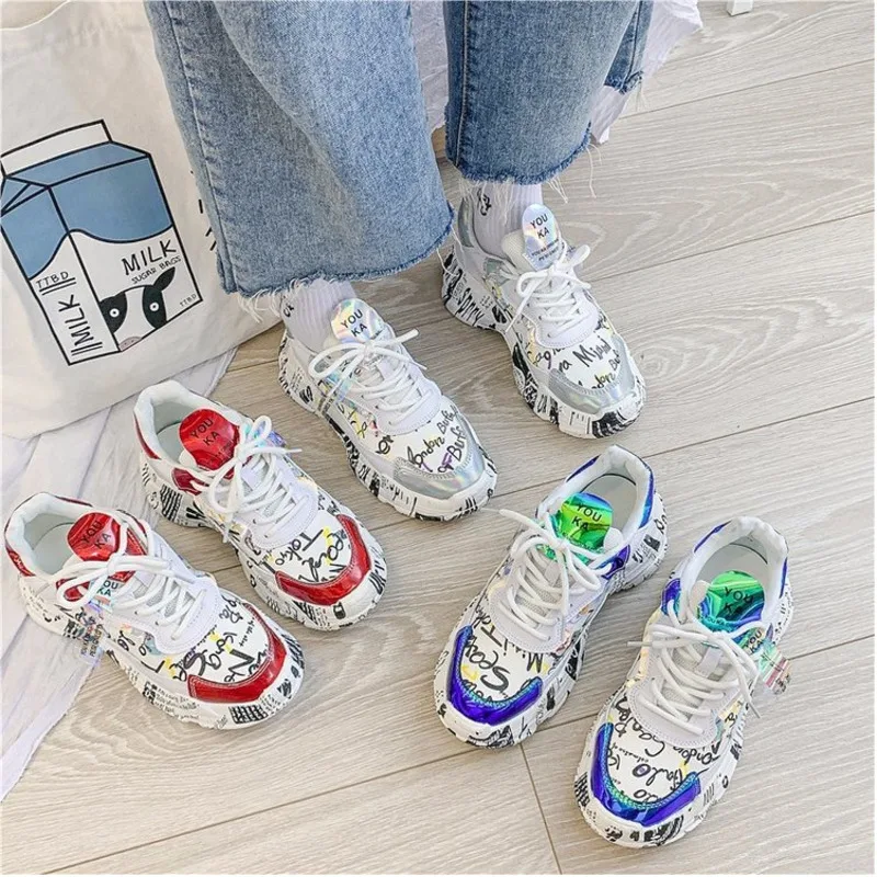 Модные кроссовки женские на массивной платформе Женская корзина брендовая