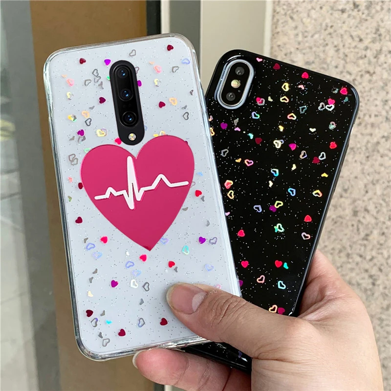 Блестящий 3D зеркальный чехол для Oneplus 7 7T 1 + Pro One Plus oneplus прозрачная задняя крышка |