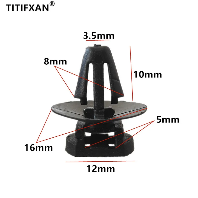 

20PCS Universal beam tube cable ties fixed buckle clips For VW for Audi A4L A5 A6L Q5 Q7 for Skoda plastic fasteners