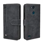 Роскошный чехол-бумажник для LG X power 2 3 K220ds K210 K220 M320N, винтажный кожаный чехол-книжка из ТПУ и силикона, отделения для визиток