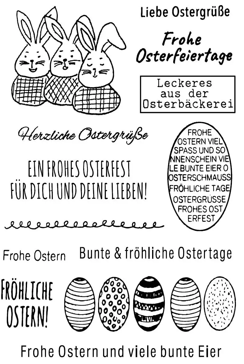 Немецкий прозрачный силиконовый штамп/печать для DIY скрапбукинга/альбома