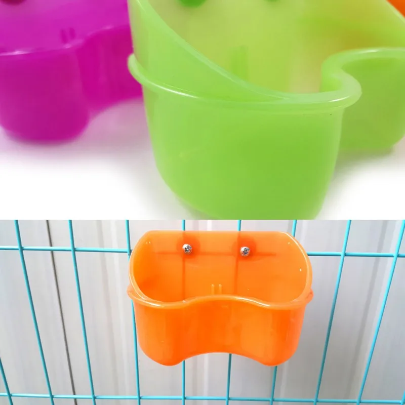 Новинка пластиковая кормушка для птиц еда попугая миска воды аксессуары клетки
