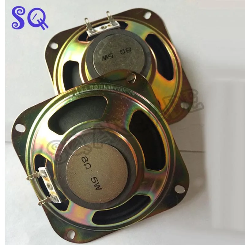 2 шт. квадратный динамик 8 Ом 5 Вт с черной сеткой для игровых автоматов сделай сам